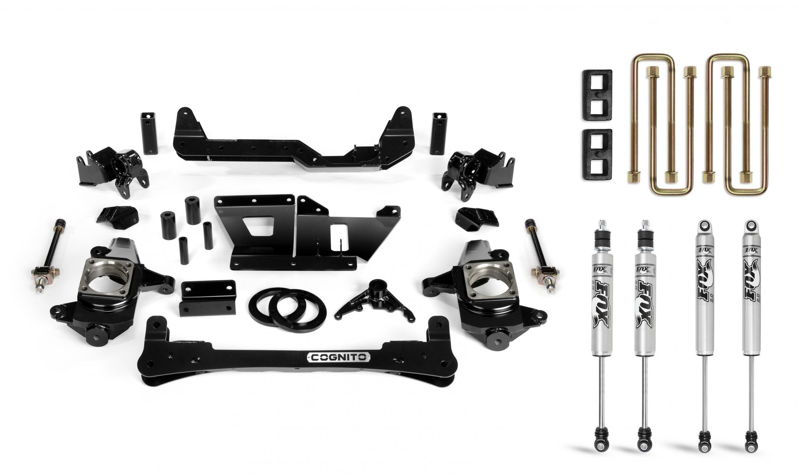Cognito Motorsports Cognito 4-Inch Standard Lift Kit With Fox PS 2.0 IFP Shocks for 01-10 Silverado/Sierra 2500/3500 2WD/4WD - 110-P0785