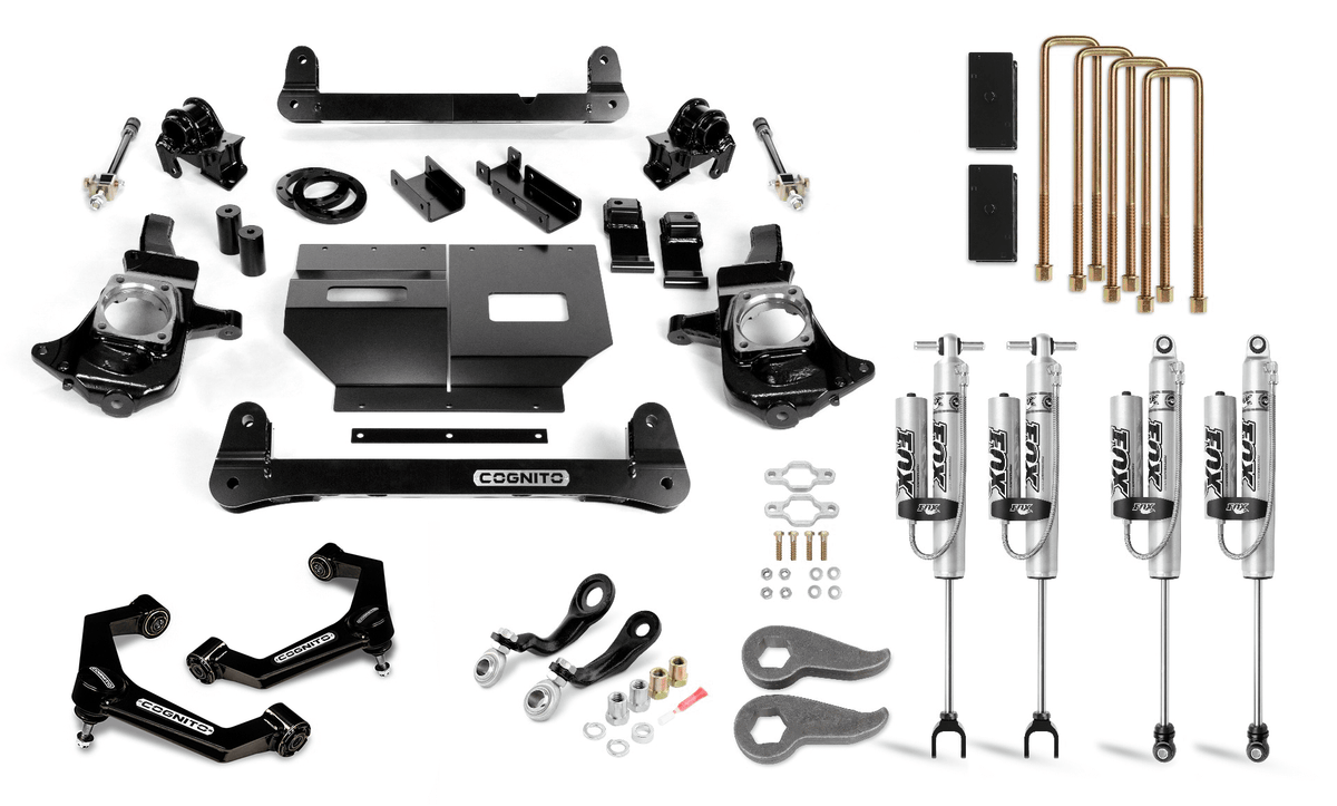 Cognito Motorsports Cognito 6-Inch Performance Lift Kit with Fox PSRR 2.0 Shocks for 11-19 Silverado/Sierra 2500/3500 2WD/4WD - 110-P0969
