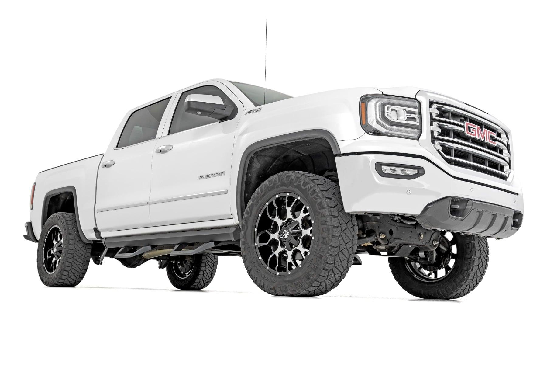 Rough Country SRX2 Adjustable Aluminum Step Crew Cab 07-18 Chevy/GMC 1500/2500HD/3500HD Rough Country - 11009A