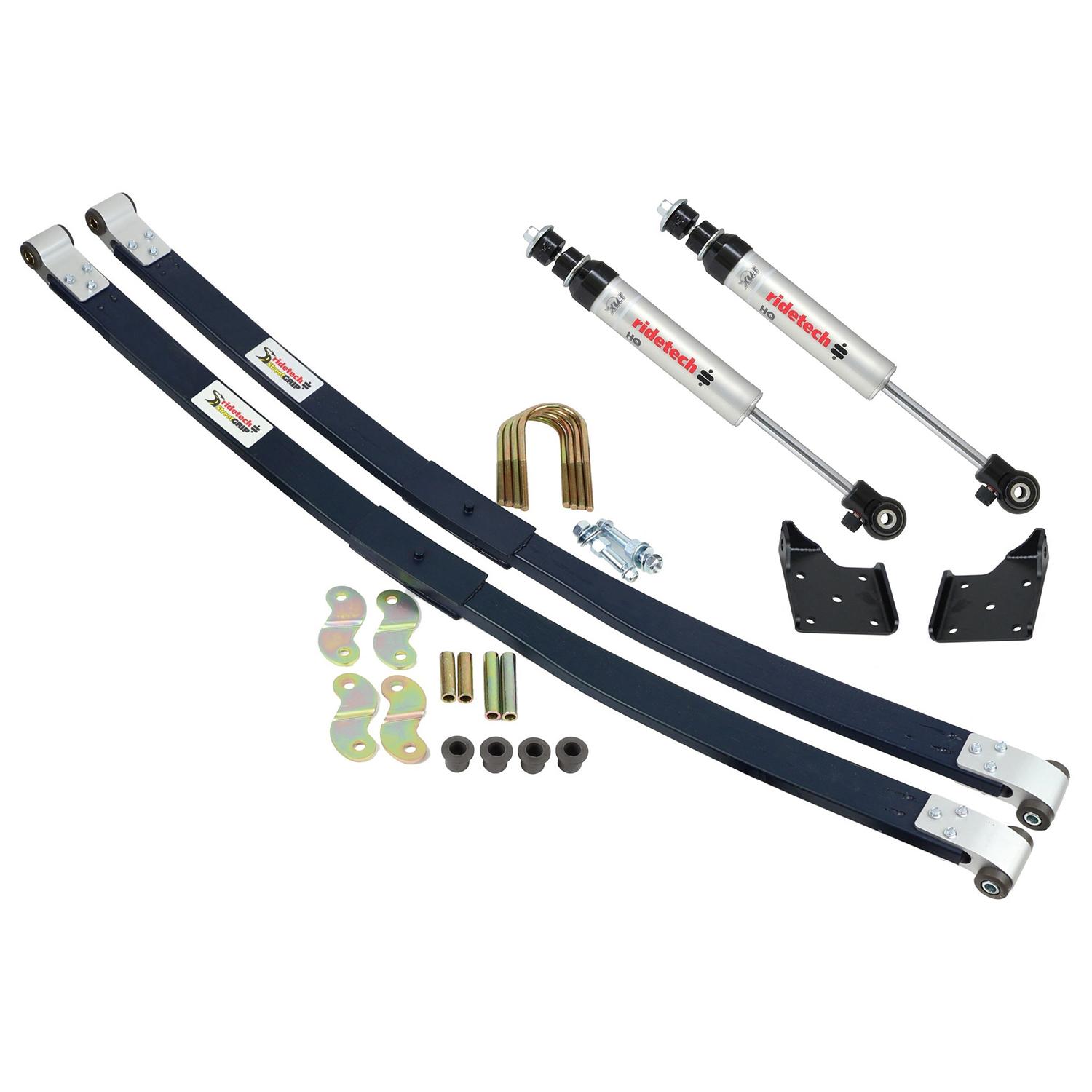 Ridetech Composite Leaf Springs And HQ Shocks For 1955-1957 Chevy Wagon. - 11024810