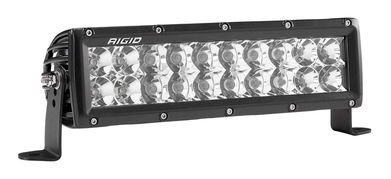 RIGID Industries Rigid E-Series Pro Led Light, Spot/Flood Optic Combo, 10 Inch, Black Housing - 110313