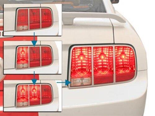 Shelby Performance Parts 2005-2009 Shelby Sequential Tail Light Kit (Non-Programmable) - 110631
