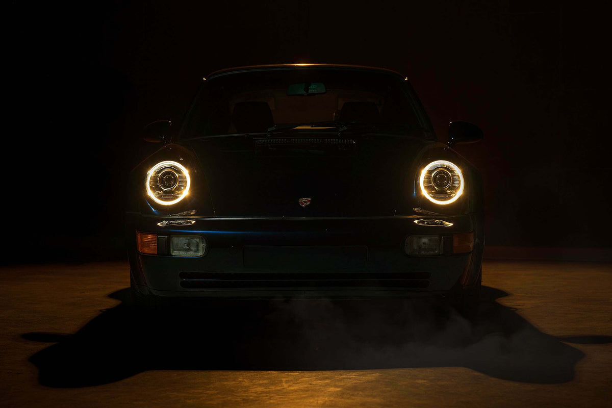 Morimoto XB LED Headlights: Porsche 964 (Classic White / Set) - LF965C