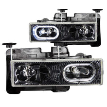 ANZO Crystal Headlight Set W/Halo (1990-1999 GMC&Chevrolet Trucks) - 111005