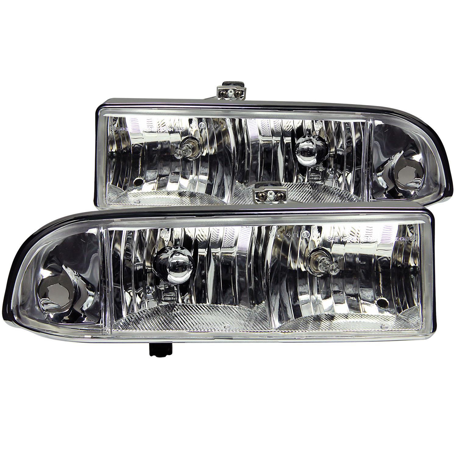 ANZO Crystal Headlight Set (1998-2004 Blazer, S10) - 111014