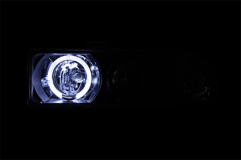 ANZO Projector Headlight Set W/Halo (1998-2004 Blazer, S10) - 111015
