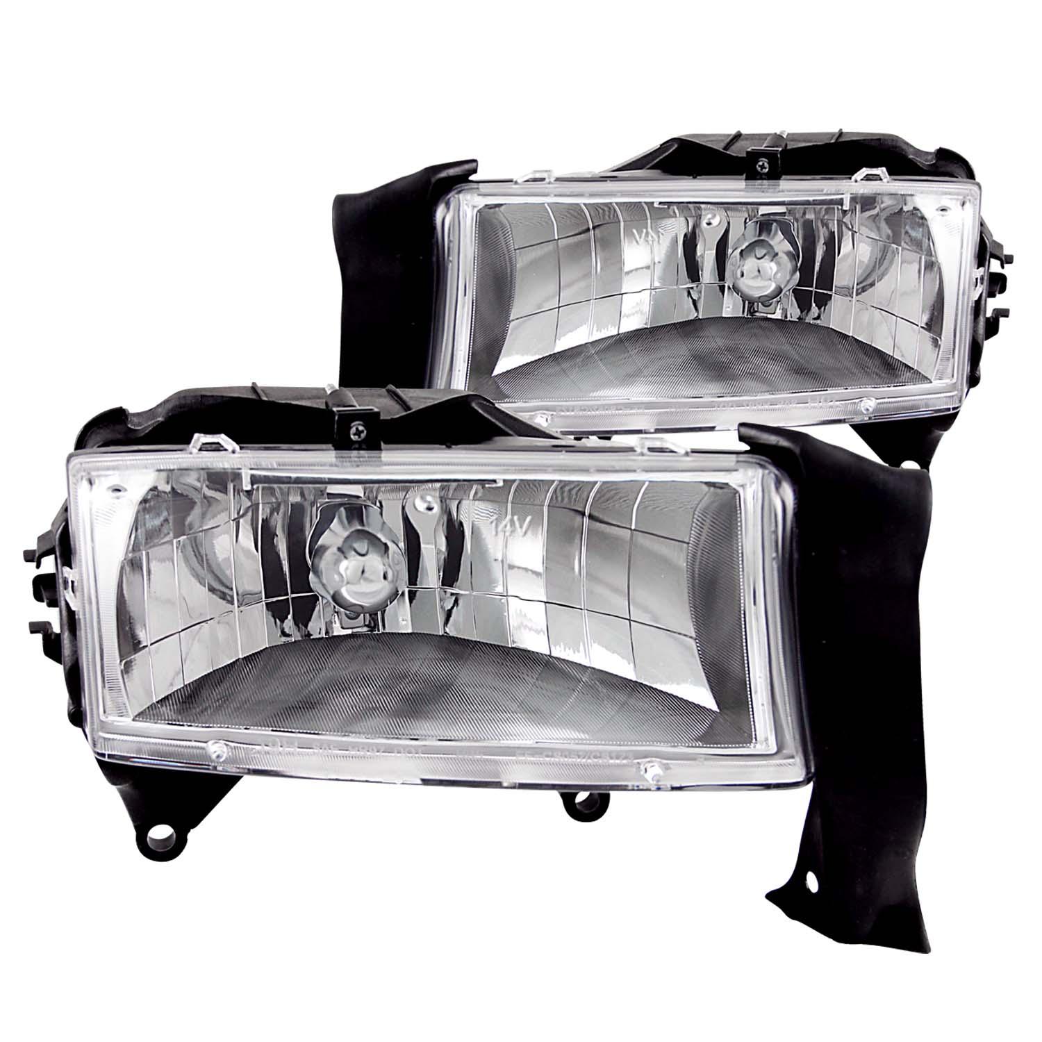 ANZO Crystal Headlight Set (1997-2004 Dakota, Durango) - 111021