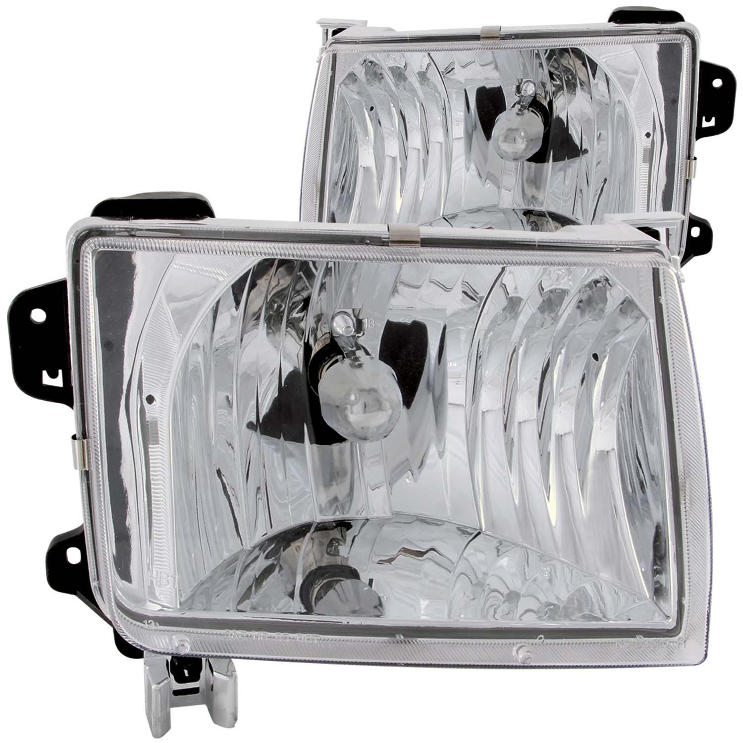 ANZO Crystal Headlight Set (1998-2001 Frontier, Xterra) - 111049