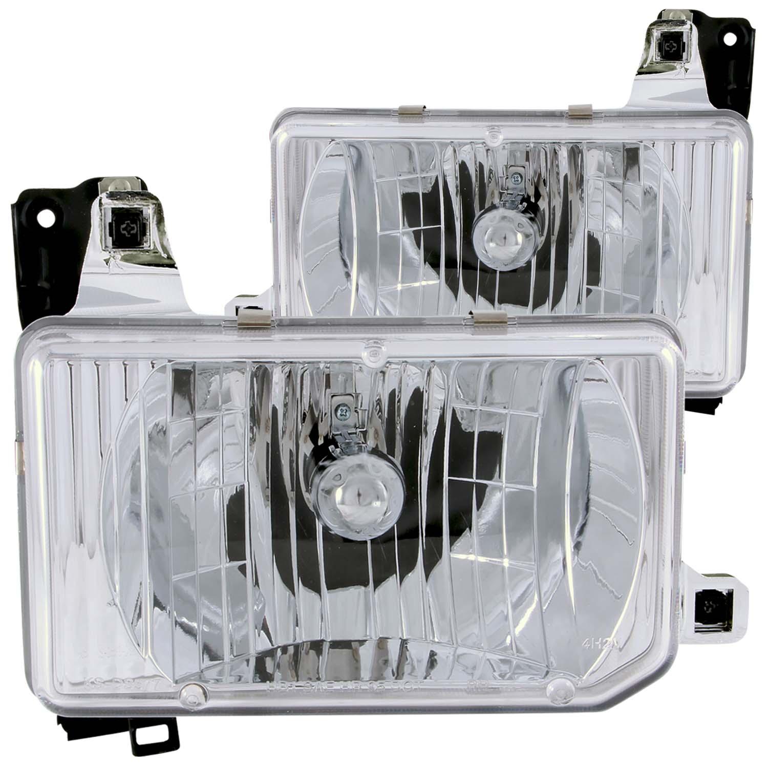 ANZO Crystal Headlight Set (1988-1995 D21, Pathfinder) - 111050