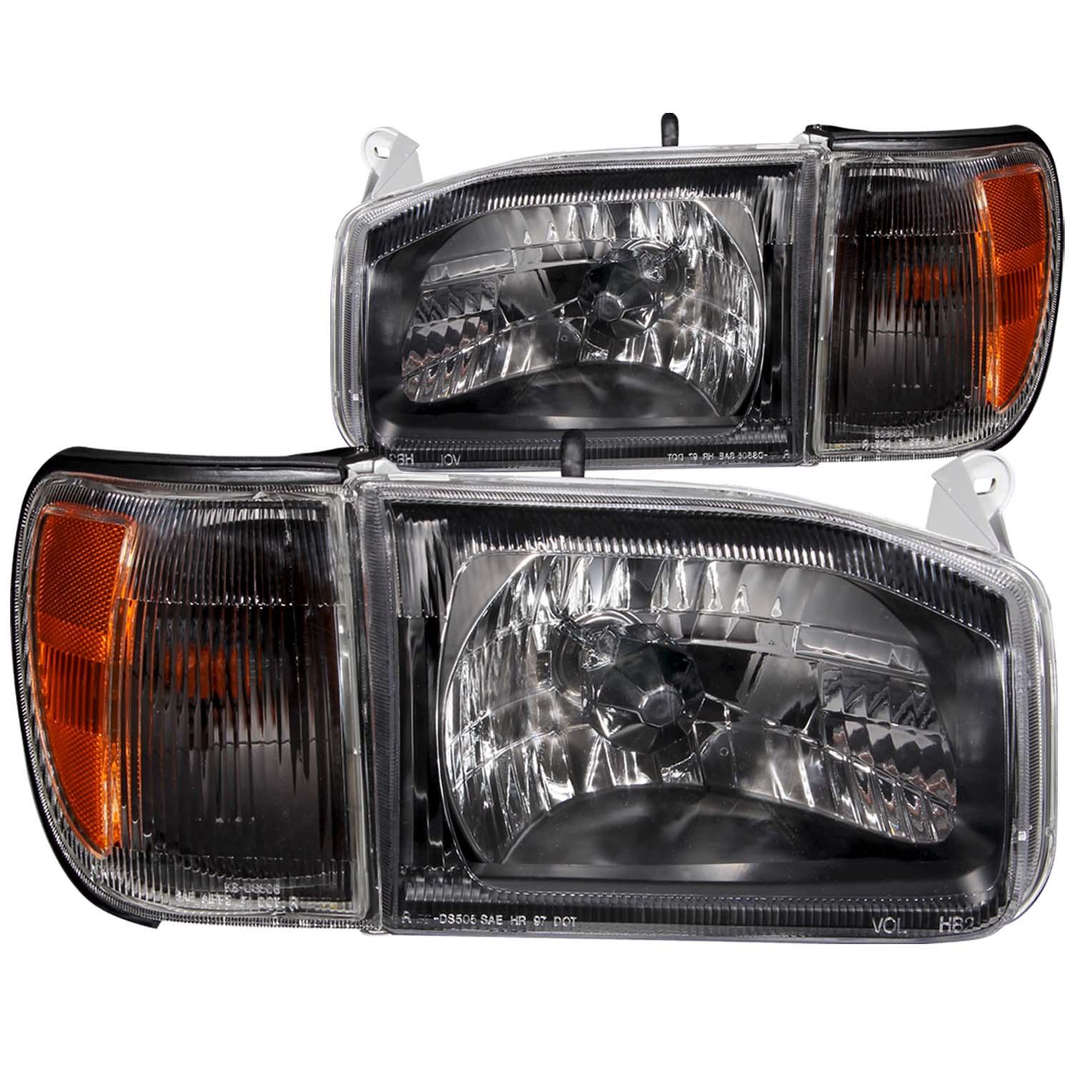 ANZO Crystal Headlight Set (1999-2004 Pathfinder) - 111051