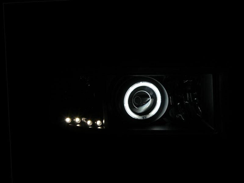ANZO Projector Headlight Set W/Halo (1994-2002 Ram 1500, Ram 2500, Ram 3500) - 111065