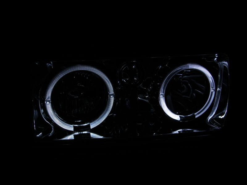 ANZO Crystal Headlight Set W/Halo (1991-1994 Land Cruiser) - 111092