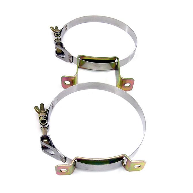 Nitrous Express 5 LB STAINLESS STEEL BOTTLE BRACKETS - 11109