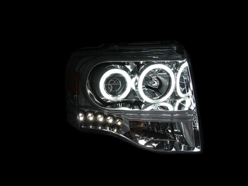 ANZO Projector Headlight Set W/Halo (2007-2014 Expedition) - 111114