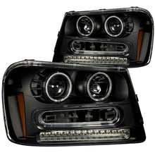 ANZO Projector Headlight Set W/Halo (2002-2009 Trailblazer, Trailblazer EXT) - 111127