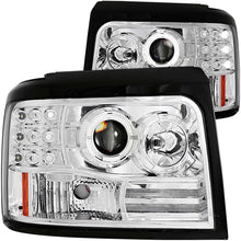 ANZO Projector Headlight Set W/Halo (1992-1997 Bronco, F-150, F-250, F-250 HD, F-350) - 111183