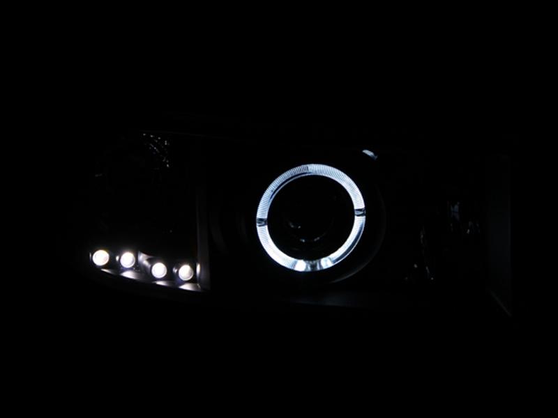 ANZO Projector Headlight Set W/Halo (1994-2002 Ram 1500, Ram 2500, Ram 3500) - 111196