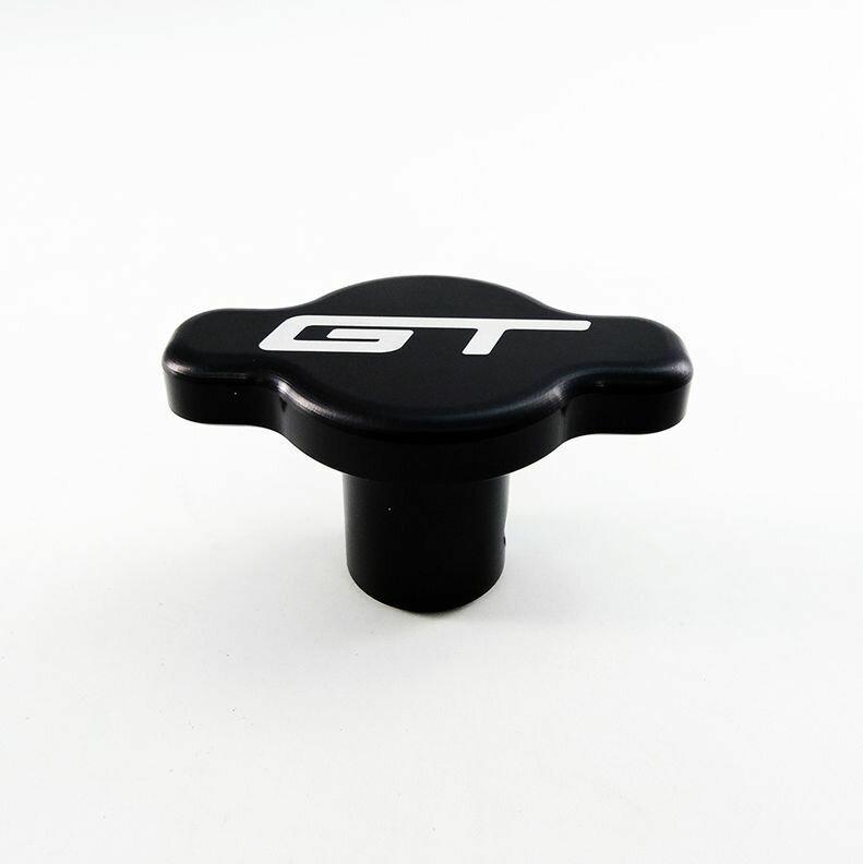 UPR 79-2010 Mustang Billet Oil Dipstick Handle with GT Logo (Black)