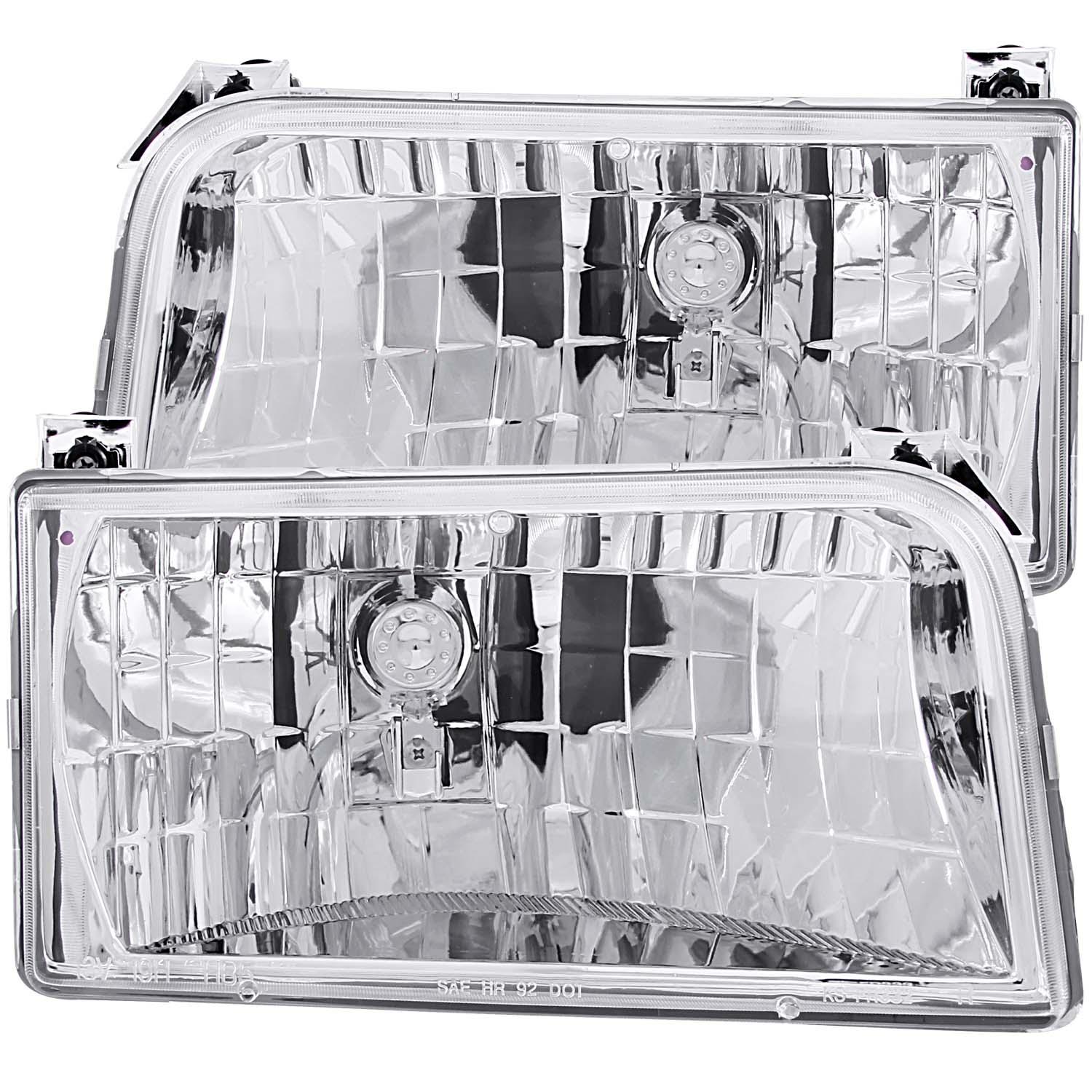 ANZO Crystal Headlight Set (1992-1998 Bronco, F-150, F-250, F-250 HD, F-350) - 111247