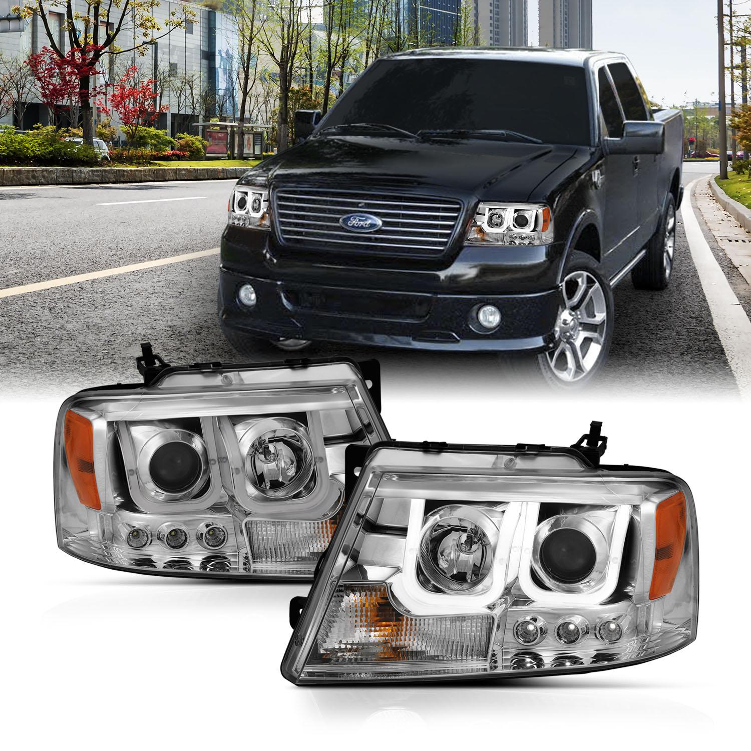 ANZO Projector Headlight Set (2004-2008 F-150, Mark LT) - 111287