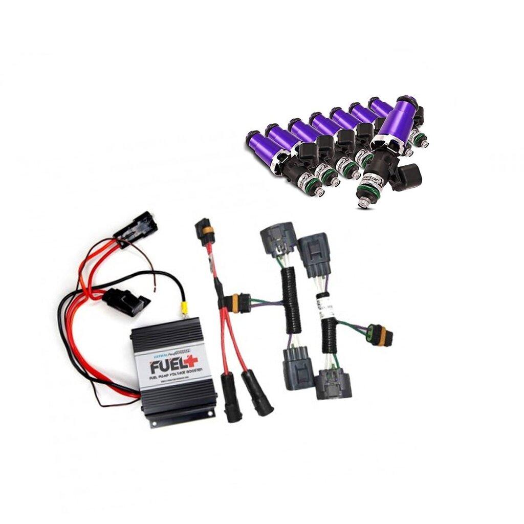 2011-2012 Shelby GT500 40amp Plug and Play Fuel+ Pump Voltage Booster and ID1050X Fuel Injectors