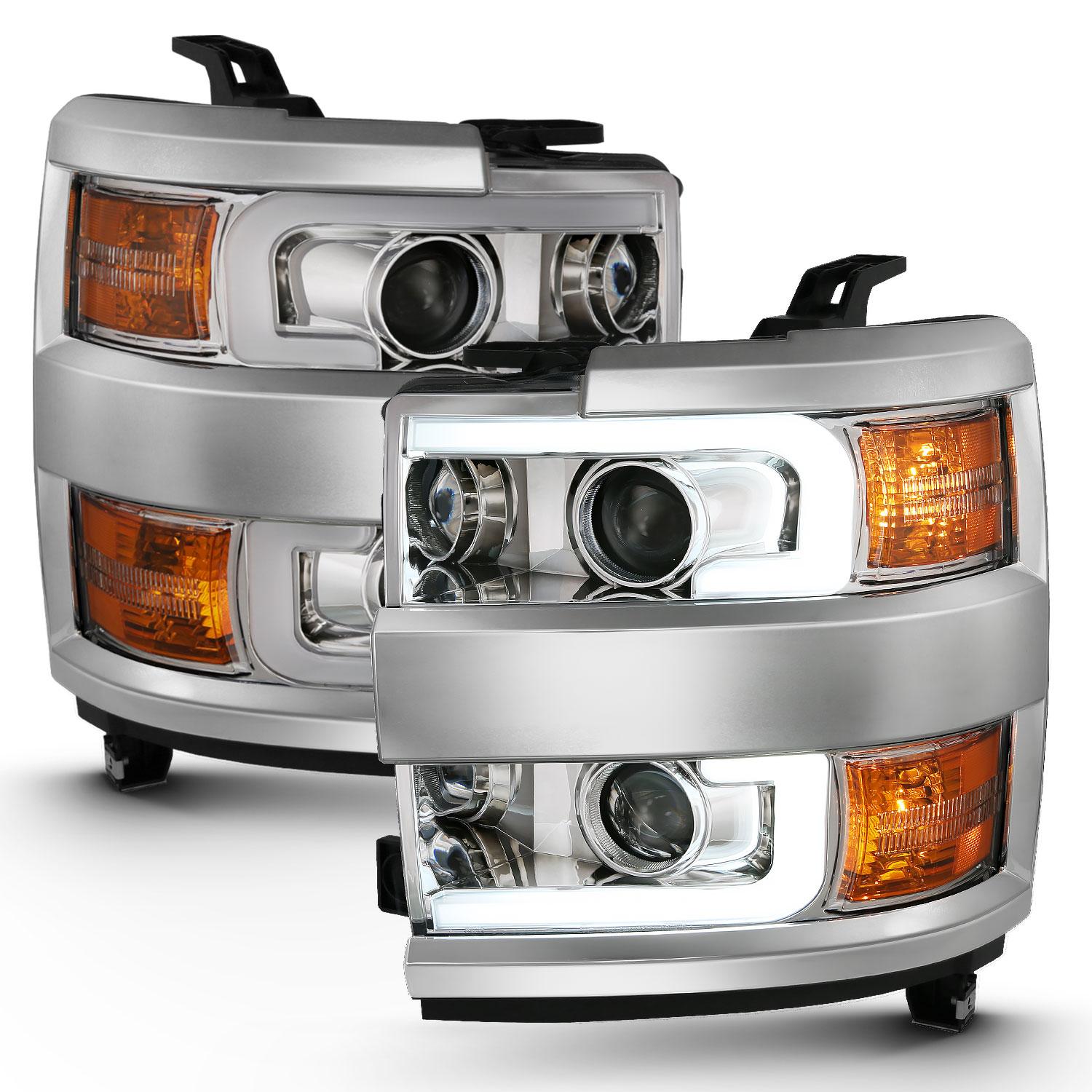 ANZO Projector Headlight Set (2015-2015 Silverado 2500 HD, Silverado 3500 HD) - 111360