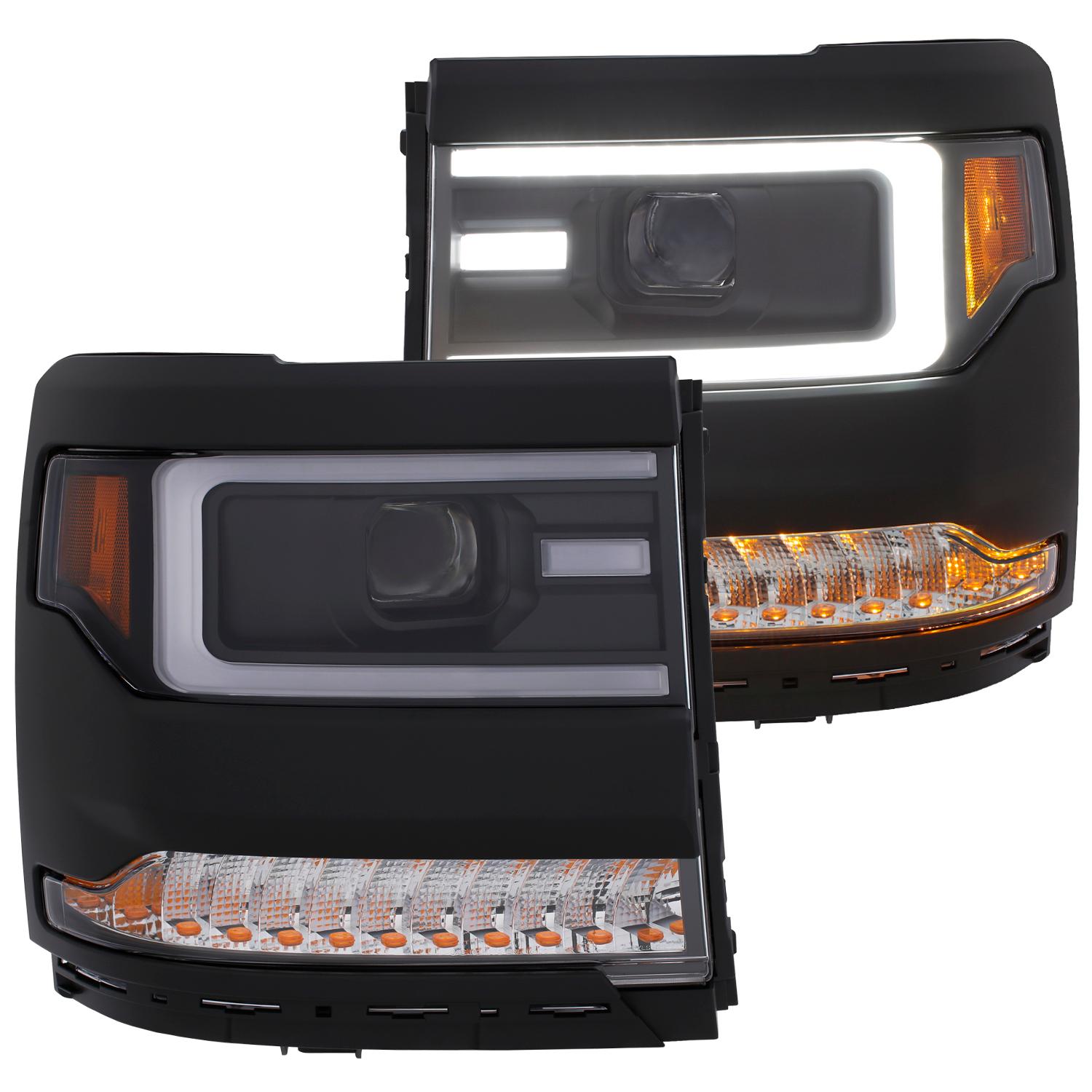 ANZO Projector Headlight Set (2016-2017 Silverado 1500) - 111373