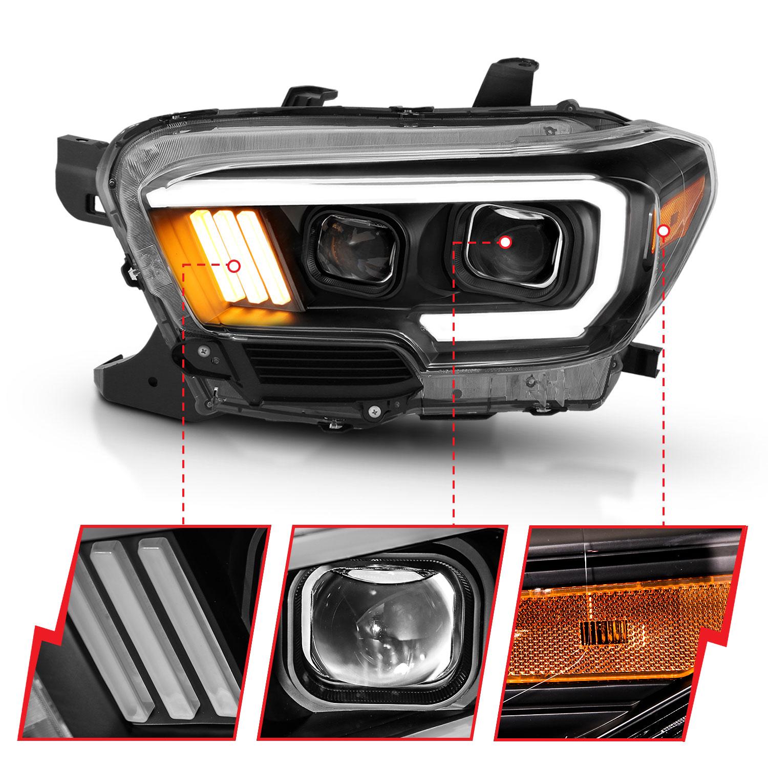 ANZO Anzo Usa Projector Headlights (2016-2019 Tacoma) - 111379
