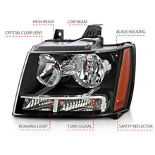 ANZO Anzo Usa Crystal Headlights (2007-2014 Suburban, Tahoe) - 111392