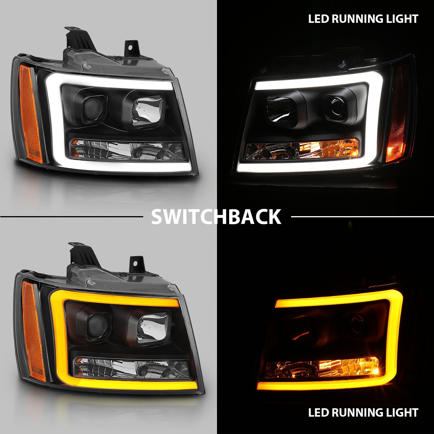 ANZO Anzo Usa Projector Headlights (2007-2014 Avalanche, Suburban, Tahoe) - 111402