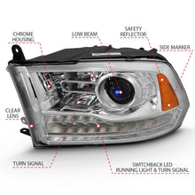 ANZO Anzo Usa Projector Headlights W/ Halo (2009-2020 Ram 1500, Ram 2500, Ram 3500, 1500, 1500 Classic, 2500, 3500) - 111440