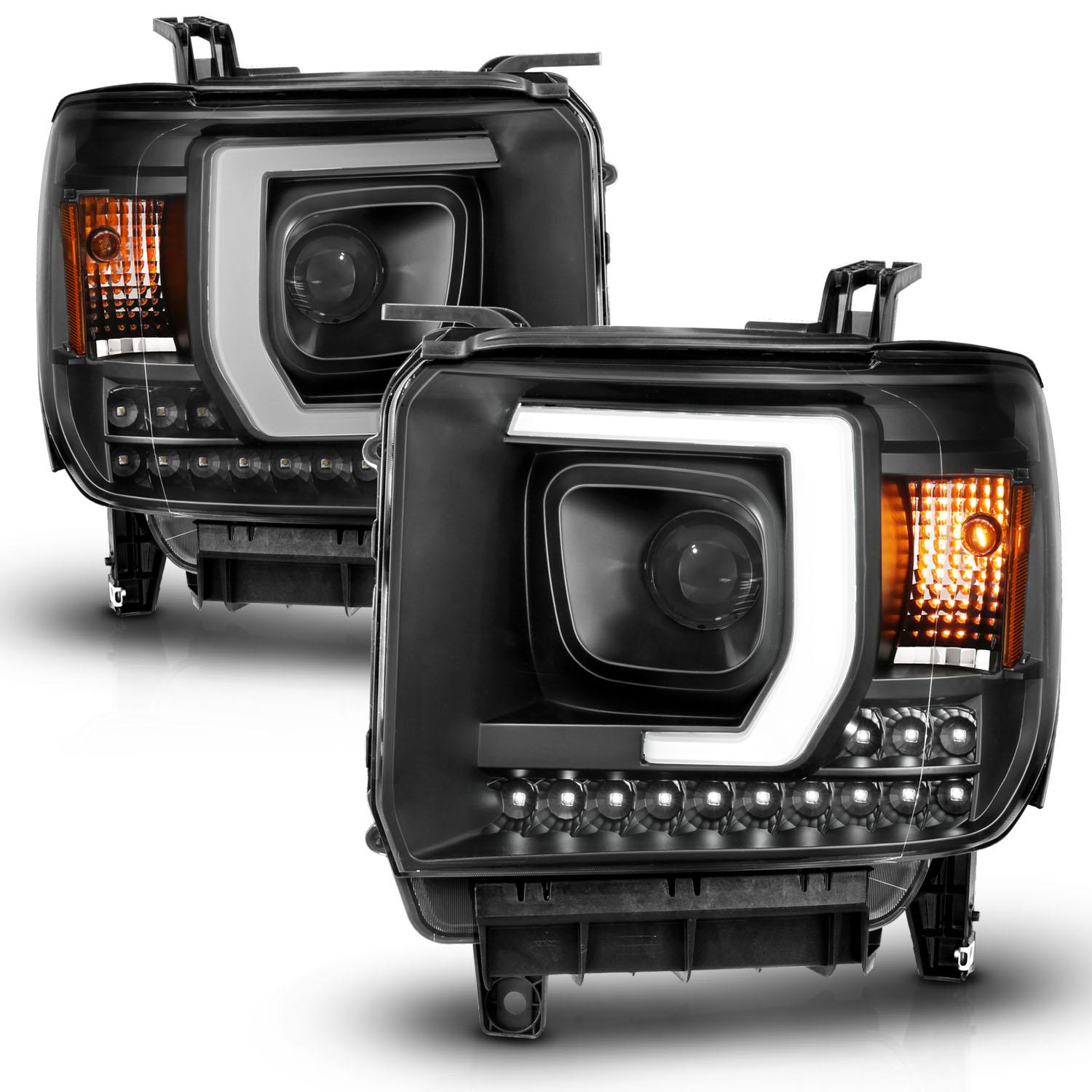 ANZO Projector Headlight (2014-2016 Sierra 1500, Sierra 2500 HD, Sierra 3500 HD) - 111450