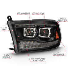 ANZO Led Projector Headlights (2009-2018 Ram 1500, Ram 2500, Ram 3500, 1500, 2500, 3500) - 111464