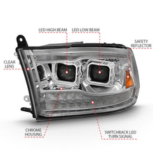 ANZO Led Projector Headlights (2009-2018 Ram 1500, Ram 2500, Ram 3500, 1500, 2500, 3500) - 111465