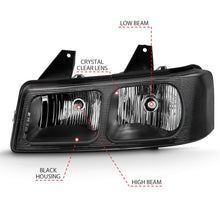 ANZO Crystal Headlights (2003-2017 Express 1500, Express 2500, Express 3500, Savana 1500, Savana 2500, Savana 3500) - 111474