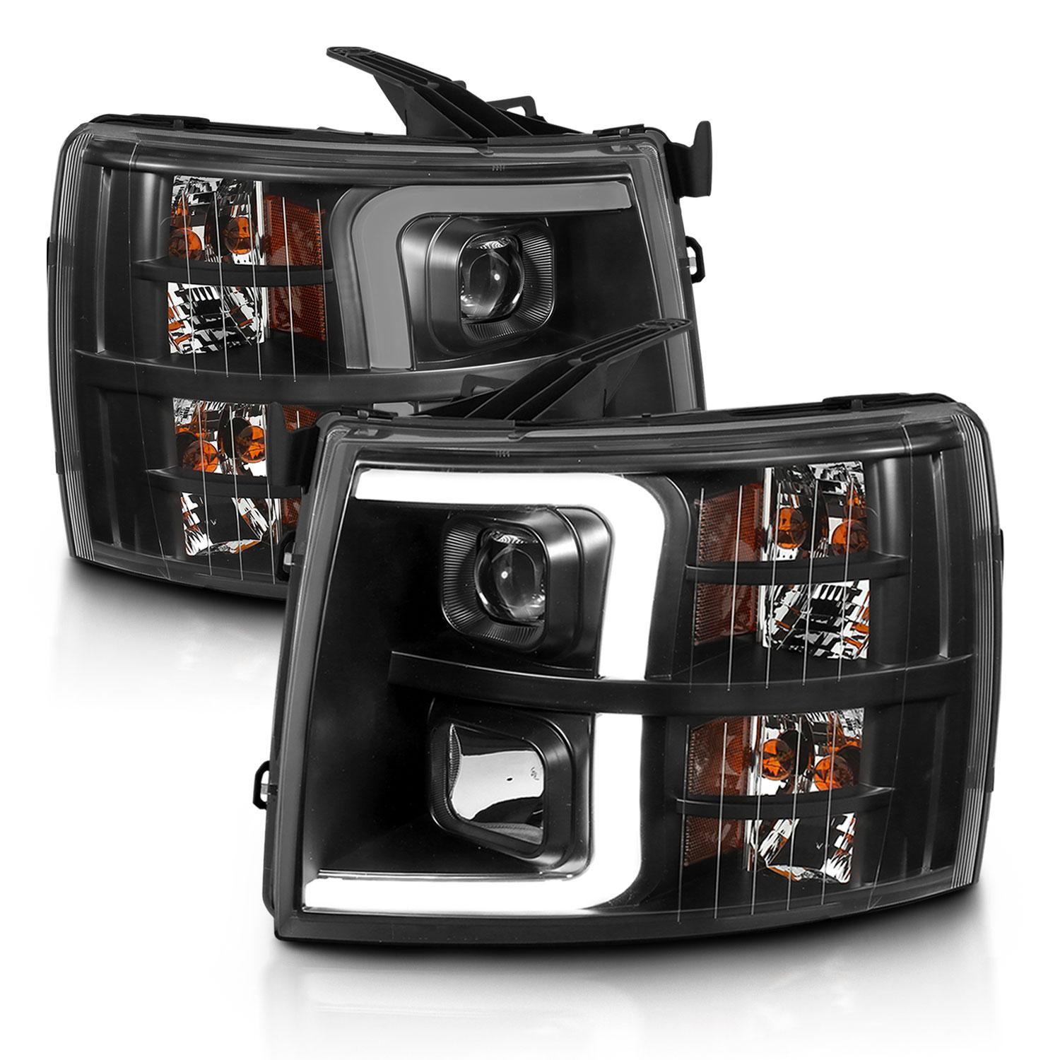 ANZO Projector Headlights (2007-2013 Silverado 1500, Silverado 2500, Silverado 3500) - 111480