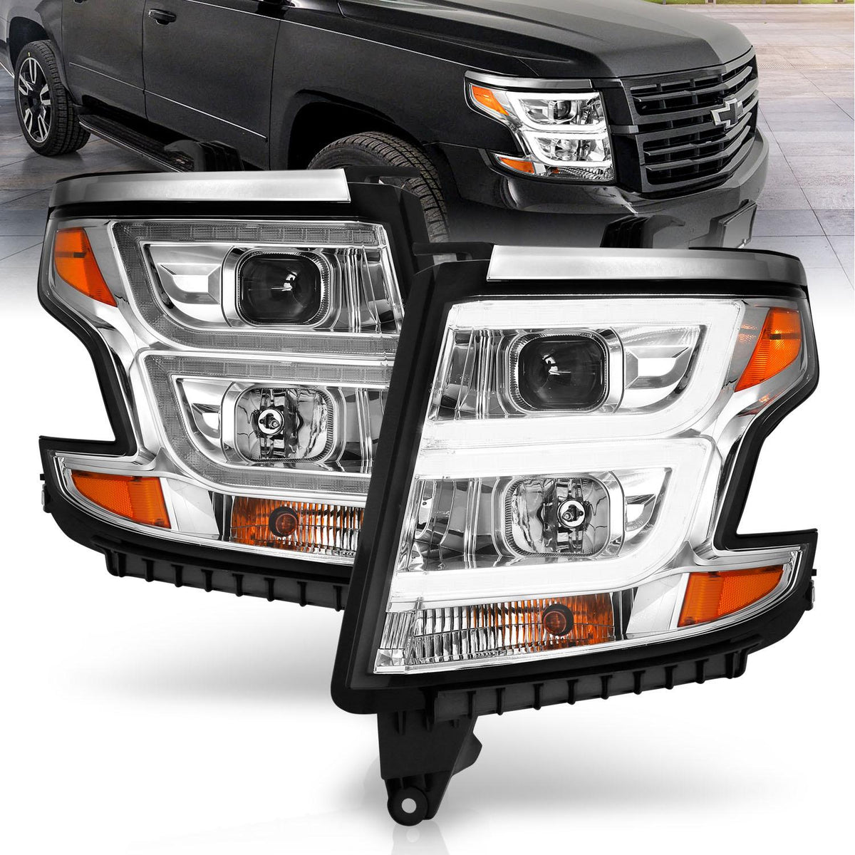 ANZO Projector Headlight (2015-2020 Suburban, Tahoe) - 111493