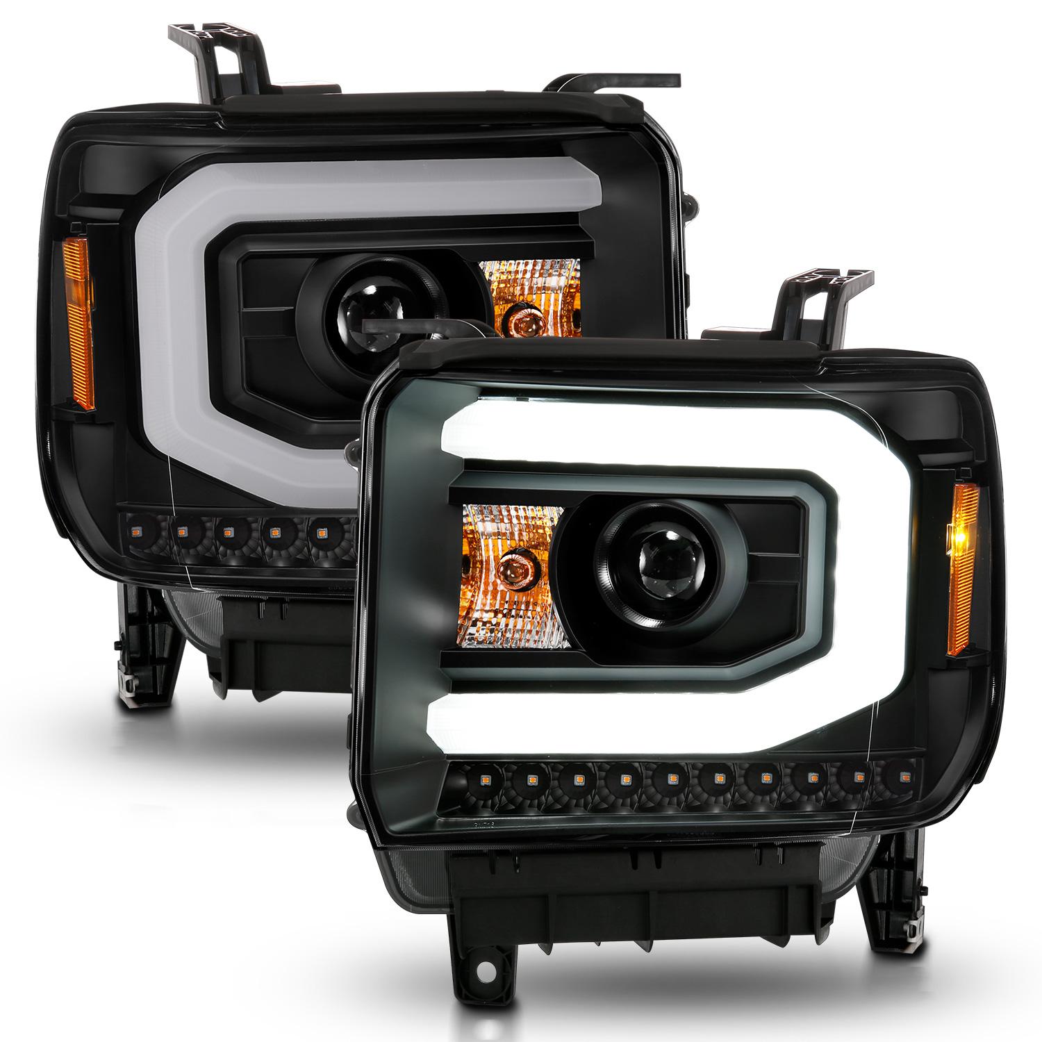 ANZO Projector Headlight (2014-2016 Sierra 1500, Sierra 2500 HD, Sierra 3500 HD) - 111513