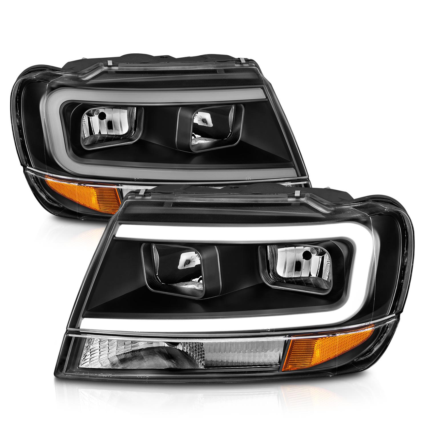 ANZO Crystal Headlight (1999-2004 Grand Cherokee) - 111537