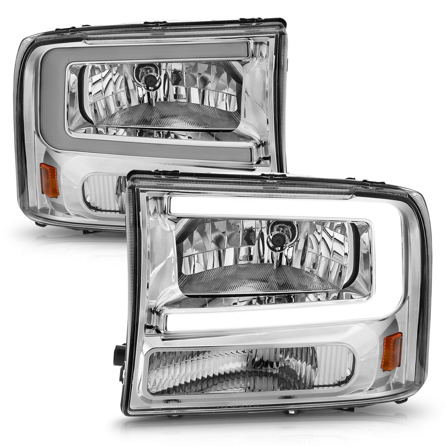 ANZO Crystal Headlight (1999-2004 Excursion, F-250, F-250 Super Duty, F-350, F-350 Super Duty, F-450 Super Duty) - 111550