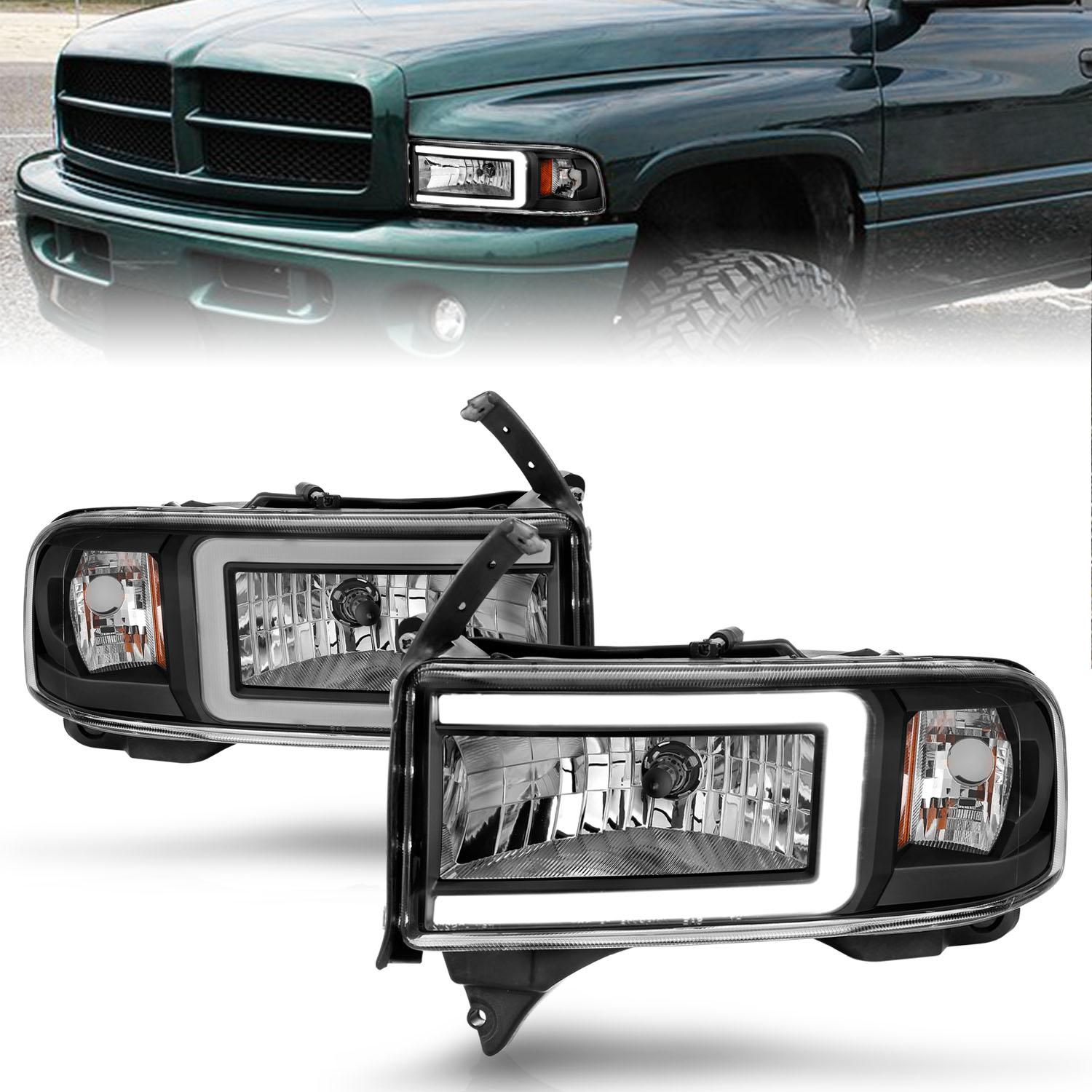 ANZO Crystal Headlight (1994-2002 Ram 1500, Ram 2500, Ram 3500) - 111554