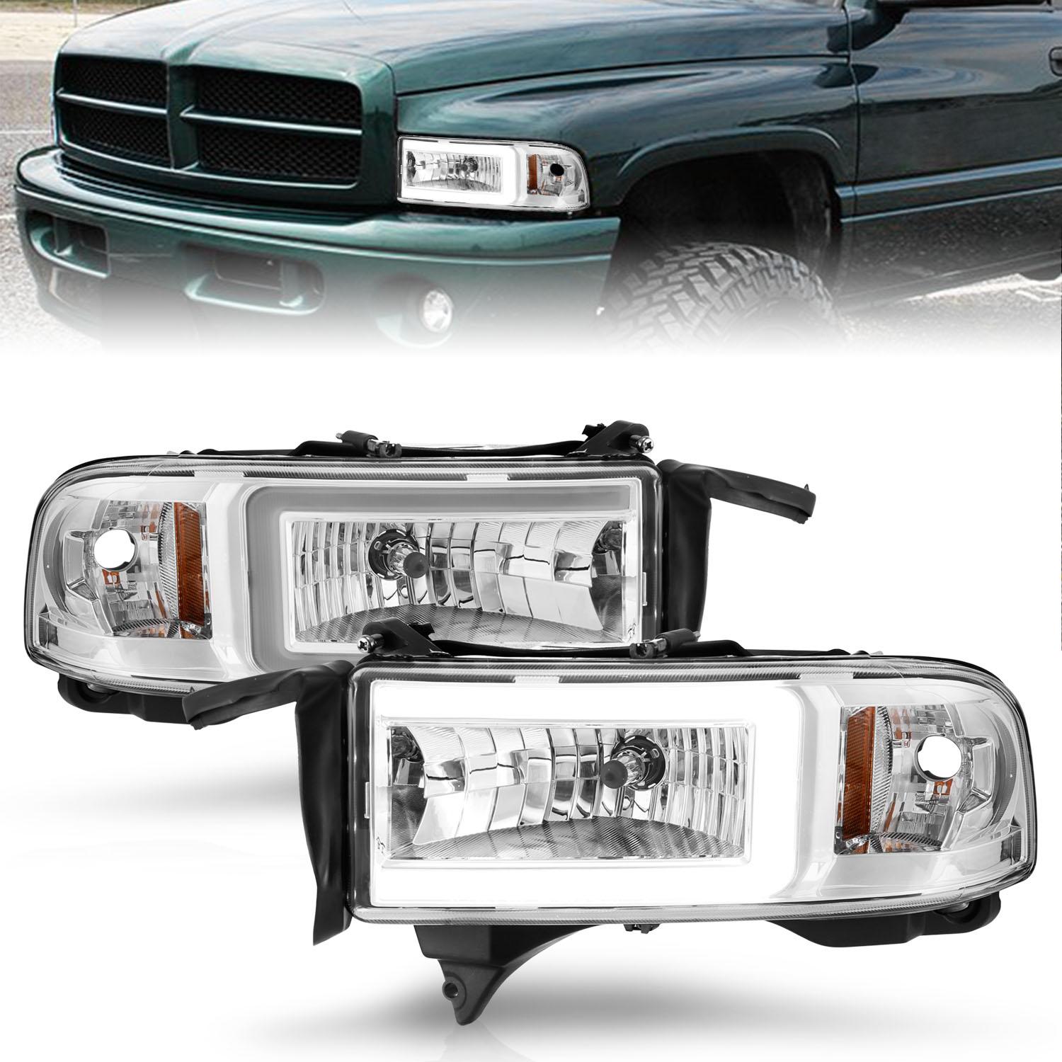 ANZO Crystal Headlight (1994-2002 Ram 1500, Ram 2500, Ram 3500) - 111555