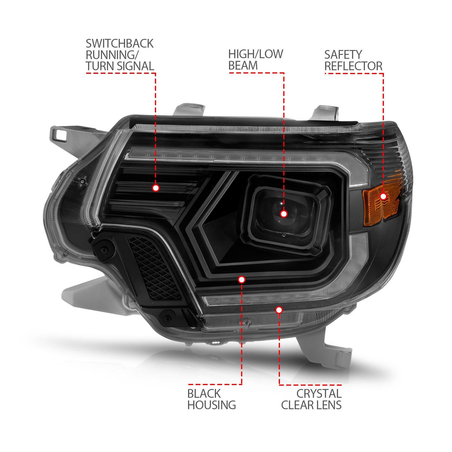 ANZO Projector Headlight (2012-2015 Tacoma) - 111556