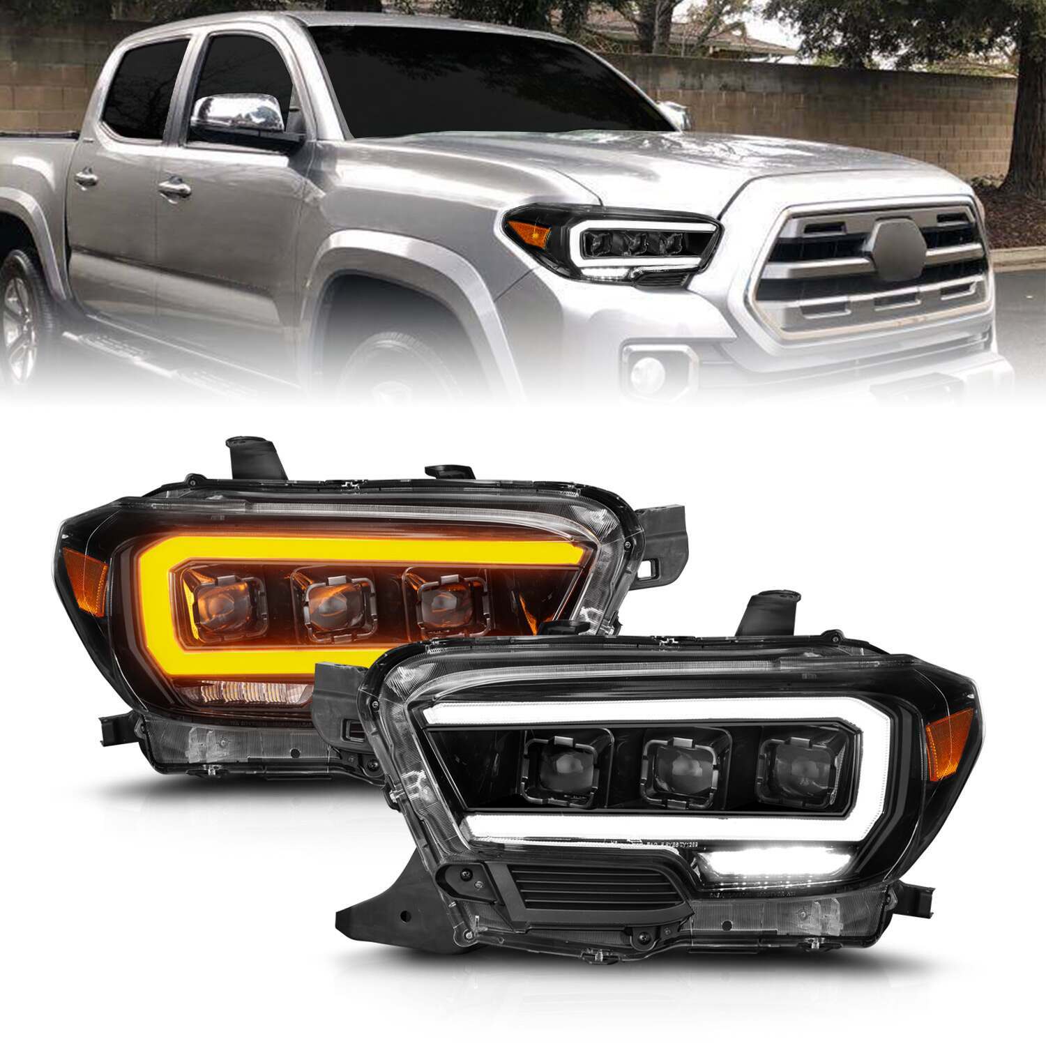 ANZO LED Projector Headlight (2016-2022 Tacoma) - 111562