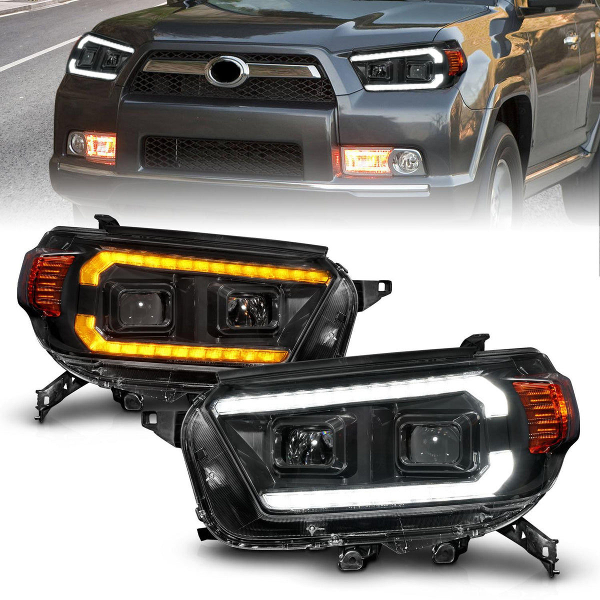 ANZO Projector Headlight (2010-2013 4Runner) - 111602