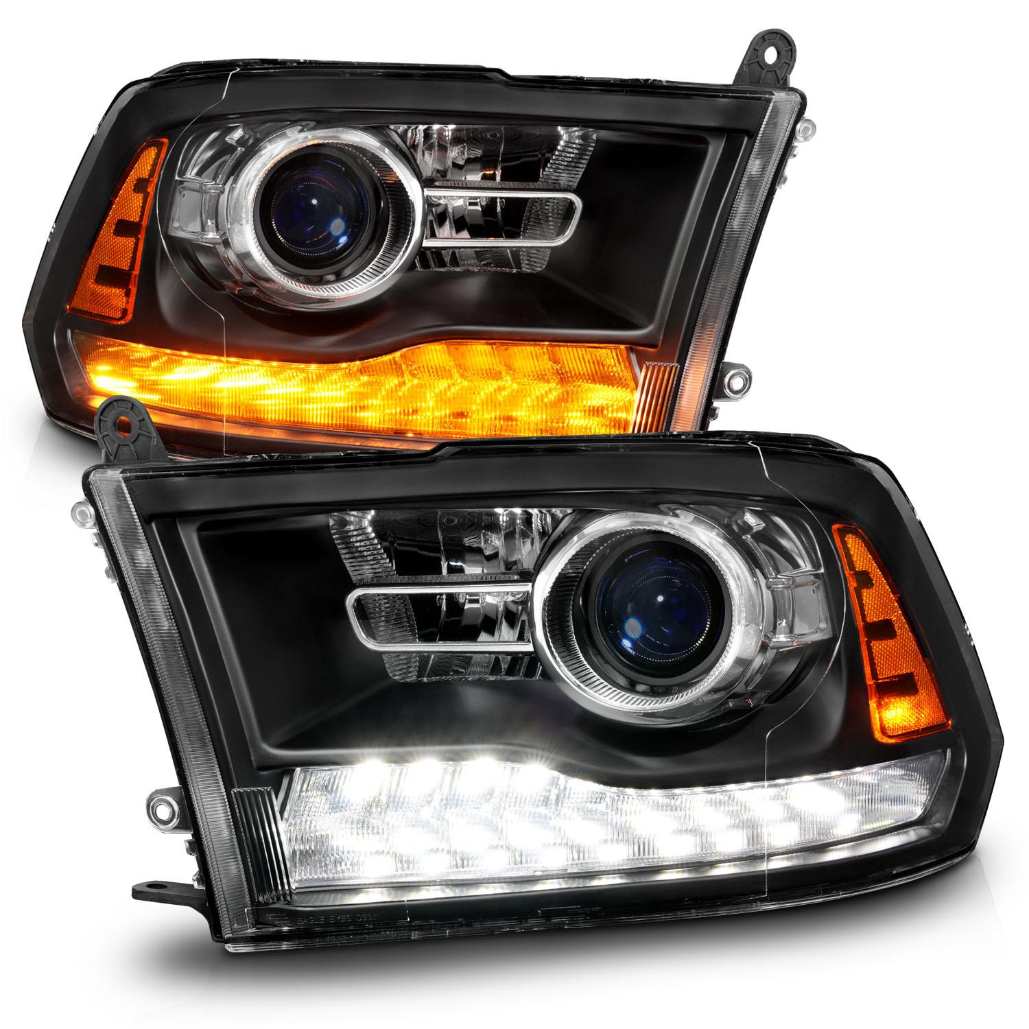 ANZO Projector Headlight (2009-2023 Ram 1500, 1500, Ram 2500, 2500, Ram 3500, 3500, 1500 Classic) - 111609