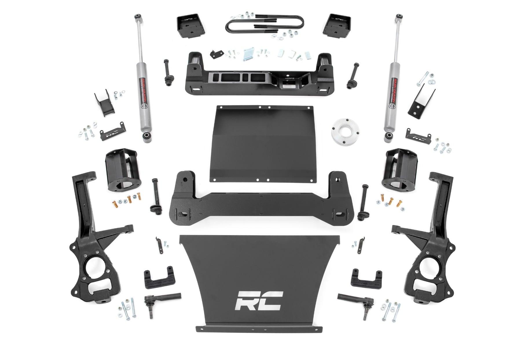 Rough Country 6 Inch Lift Kit Mono Leaf Rear Chevy Silverado 1500 2WD (2025-2026) (2025-2026 Silverado 1500) - 111630