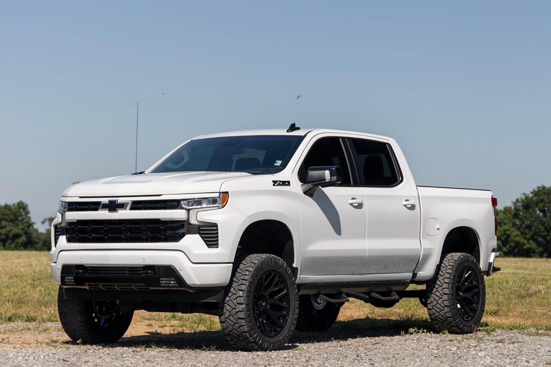 Rough Country 6 Inch Lift Kit Mono Leaf Rear Diesel Chevy Silverado 1500 2WD (25-26) (2025-2026 Silverado 1500) - 111630D
