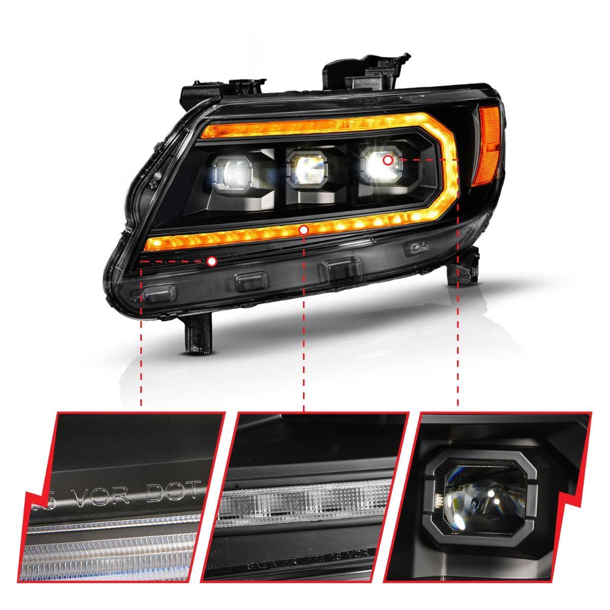ANZO Led Projector Headlight (2015-2022 Colorado) - 111641