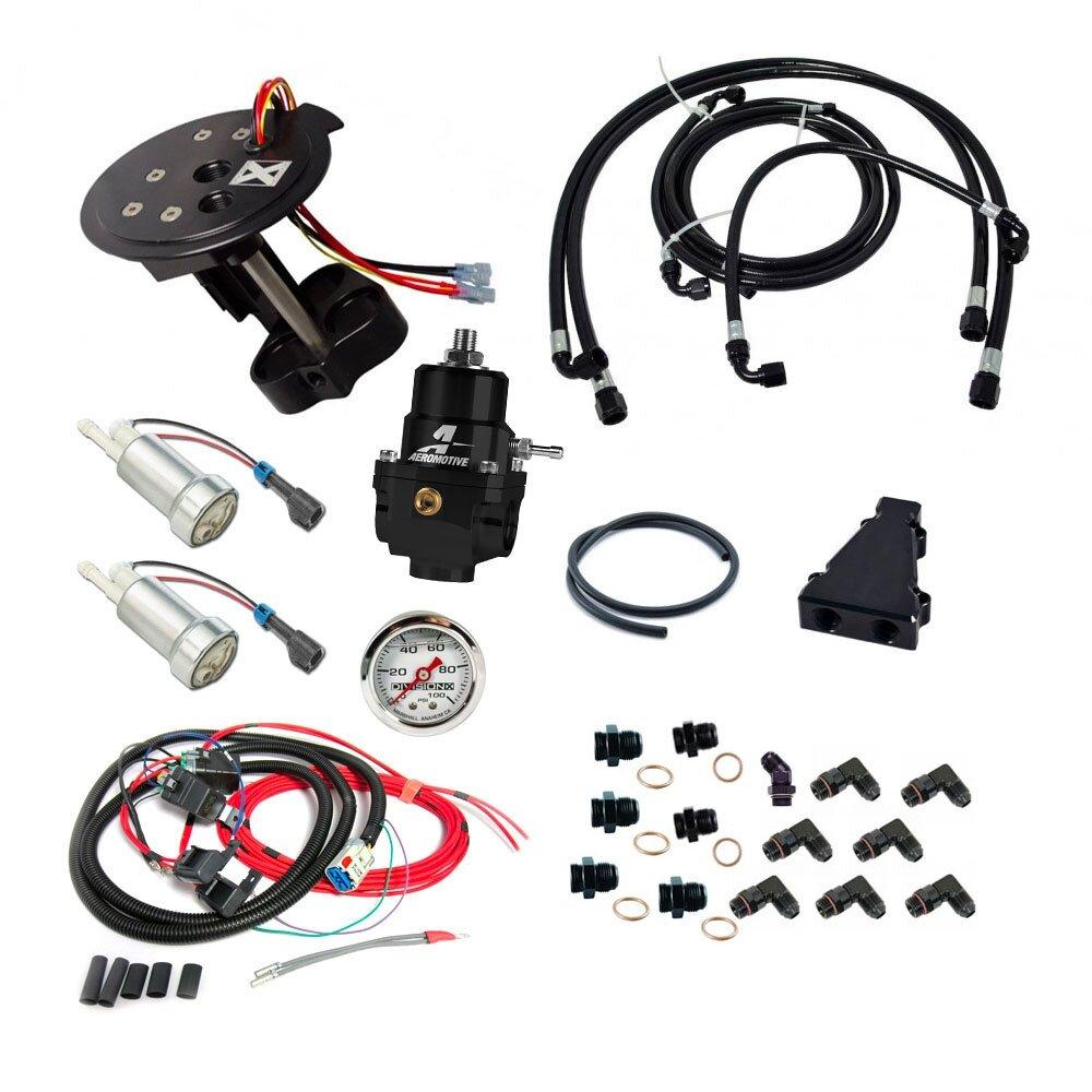 2011-2017 Mustang GT & GT350 Level 2 Return Style Fuel System (Whipple / Edelbrock Supercharger)